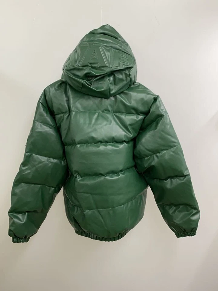 AAPE BY A BATHING APE down Jacket green S Used - Image 2 of 4