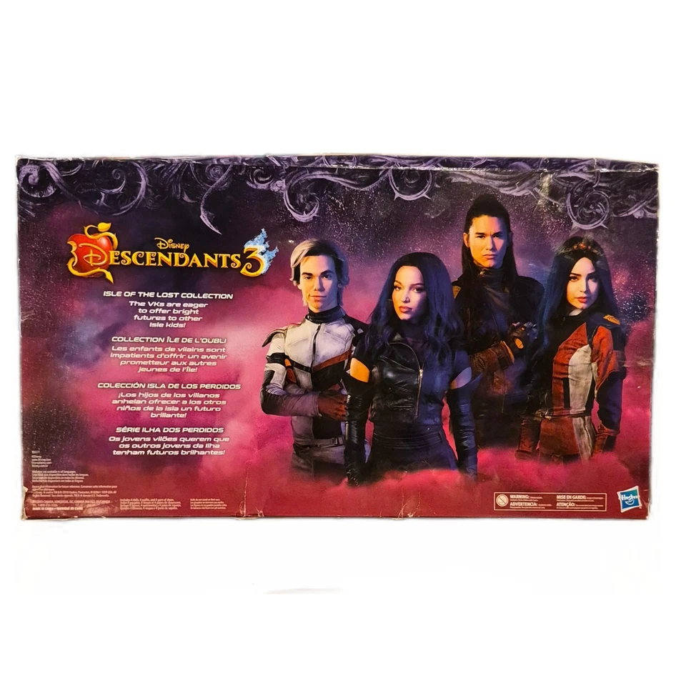 Disney Descendants 3 Isle of the Lost Set 4 Dolls New in Box *Damaged Box* - Image 2 of 4