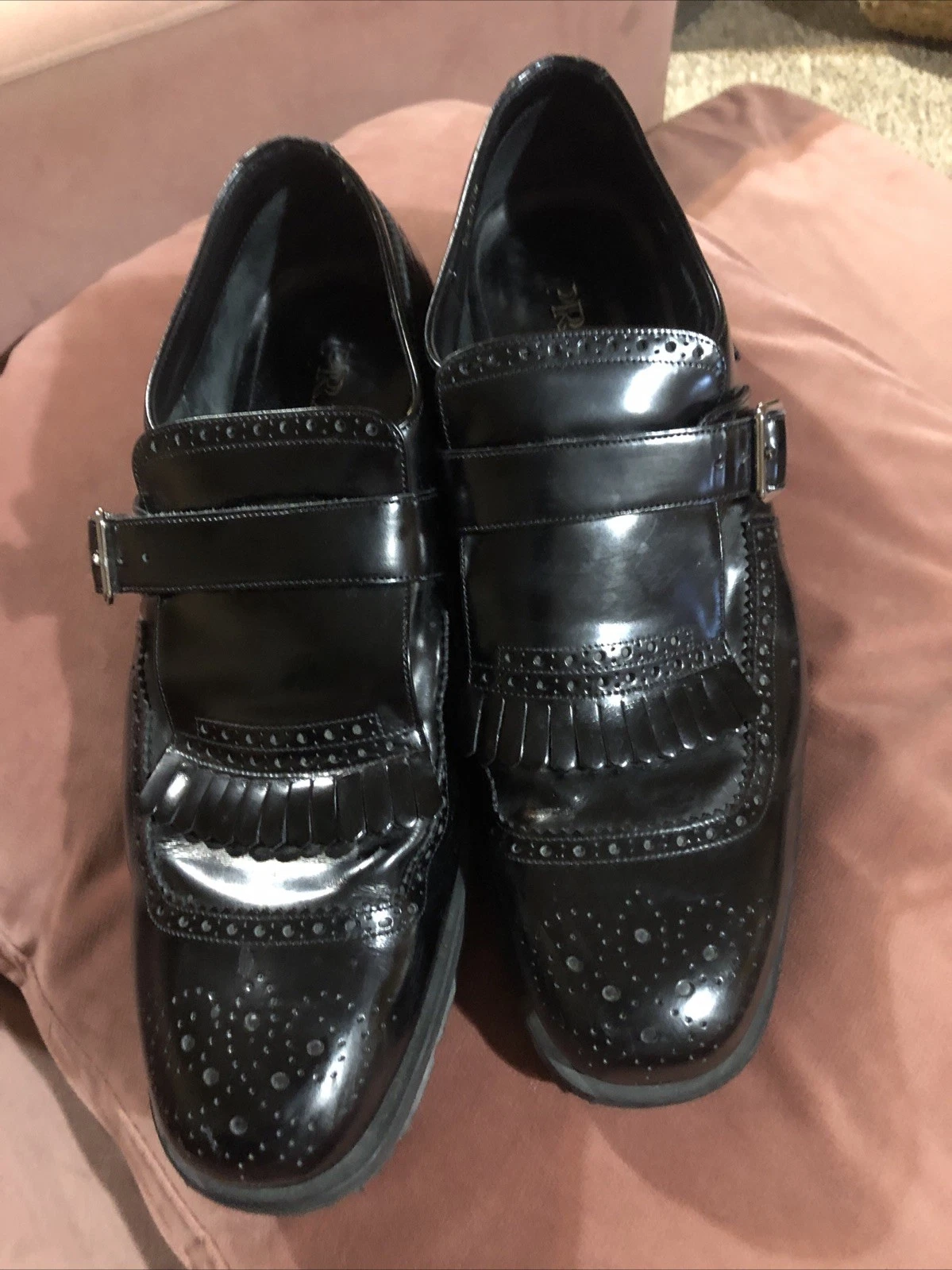 Mocassini uomo Prada taglia 9 autentici