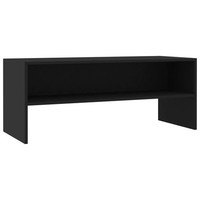 Tv-Schrank Schwarz 100X40X40 Cm Holzwerkstoff