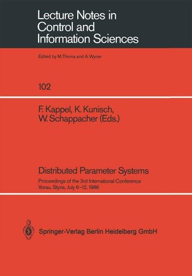 Distributed Parameter Systems Franz Kappel