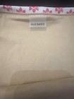 OLD NAVY White HIGH-WAISTED BIKINI SWIM BOTTOM W/Flowers~Women’s large — photo 2