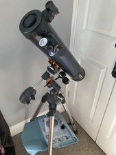 Celestron AstroMaster 76EQ Telescope – Tube, Equatorial Mount & Tripod – Used UK