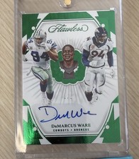 2024 Panini Flawless - Demarcus Ware - Career Progressions - Green Auto #d 3/5