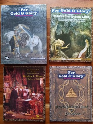 Gold & Glory RPG Bundle (4 Bücher, incl. Core Rules, wie neu)