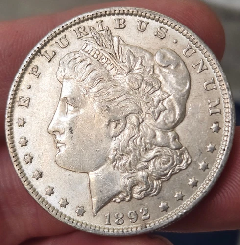 1892-O Morgan Silver Dollar AU