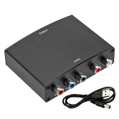 Component auf HDMI Konverter 5RCA RGB YPbPr zu HDMI Adapter R/L Audio Video