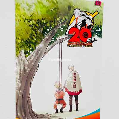 Anime Expo 2022 AX Naruto 20th Anniversary Poster Promo