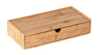 Wenko Bambus Box Terra Aufbewahrung Mit Schublade Bad GäSte Wc KüChen BüRo Flur