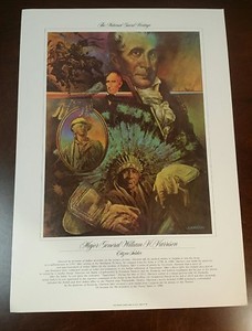 The National Guard Heritage 10 X 14 Print Major General William H Harrison