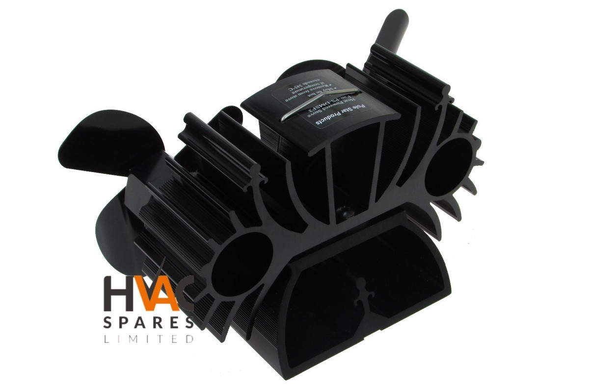 Twin Blade Heat Powered Stove Fan - 270CFM Voda - Mini Low Profile Design |  eBay
