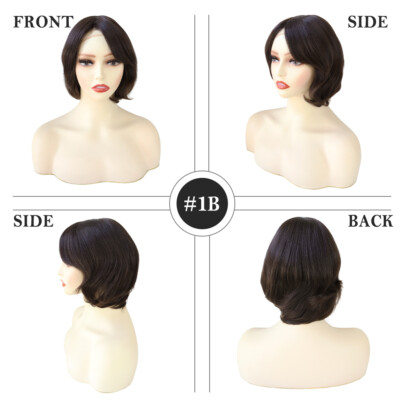 Women Wigs European Virgin Hair System French Lace Front Injection ...
