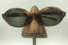 Vintage Winsum Tortoise Oval Horn-Rimmed Cat Eye Sunglasses FRAMES ONLY
