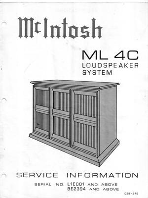 mcintosh ml4c