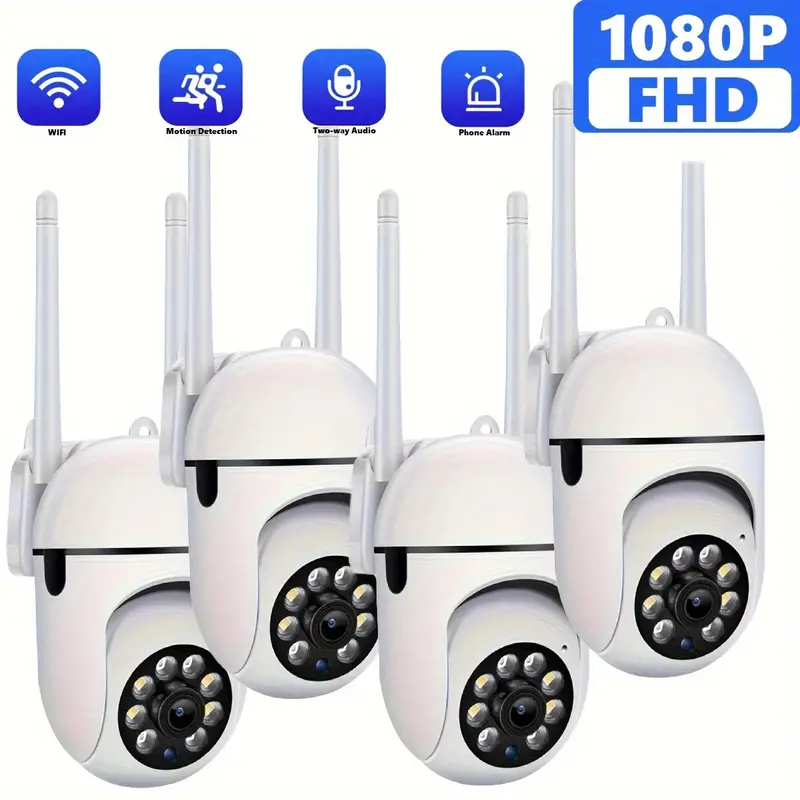 1080P WiFi Security Camera with Two-Way Audio and Motion Detection for Smart Homes