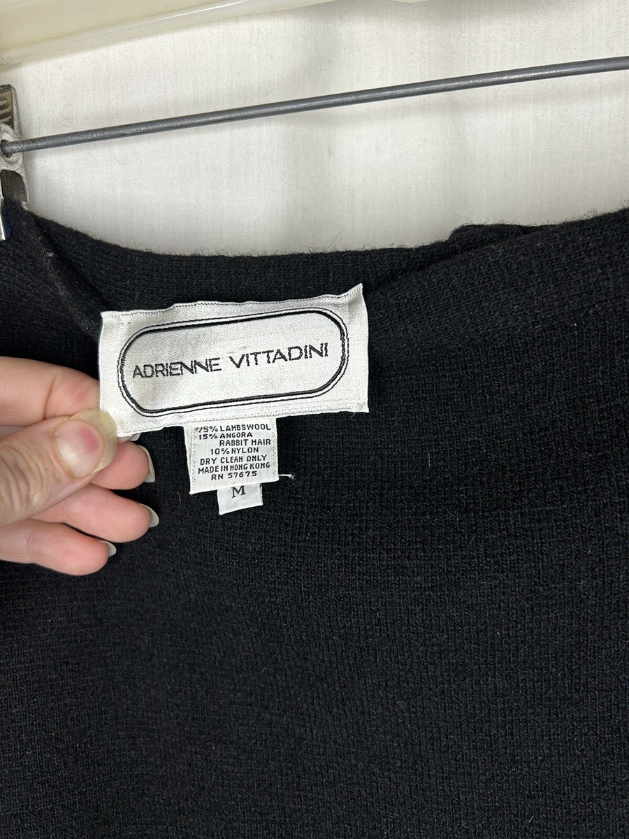 Adrienne Vittadini Black Wool/ Rabbit hair Knit Skirt SZ. M | eBay Adrienne Vittadini Black Wool/ Rabbit hair Knit Skirt SZ. M | eBay