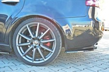 Heck Ansatz Flaps Diffusor passend für Alfa Romeo 159 schwarz Hochglanz