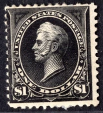 US 1895 $1.00 PERRY SCOTT #276a MINT HINGED F-VF C.V. $1250