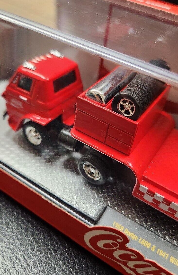 Miniatura Caminhão Dodge L600 Coe + Van 64 Coca Cola M2 1/64 - Ri Happy