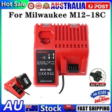 AU For Milwaukee Battery Charger M12 M18 48-11-1850 M12-18C Li-Ion Rapid