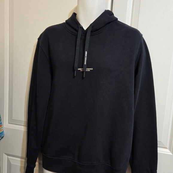 A/X ARMANI EXCHANGE MEN'S MILANO NEW YORK DRAW STRING PULL OVER