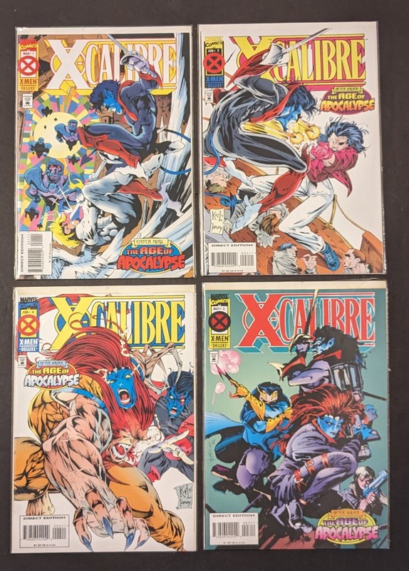 X-Calibre Comic Book Lot - X-Men - Apocalypse - Nightcrawler - Marvel Comics