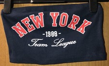 Women’s Navy Blue Tube / Bandeau Top Primark SIZE 10-12 / SIZE SMALL BRAND NEW