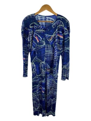 PLEATS PLEASE ISSEY MIYAKE Dress blue | eBay