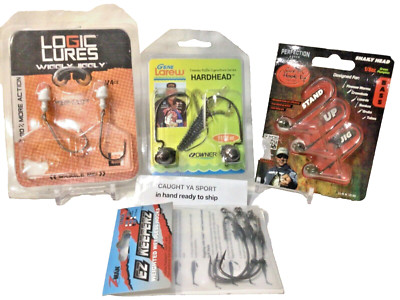 Fresh Water Fishing lot Jigs hooks new Owner hardhead Perfection ZMan Logic ~