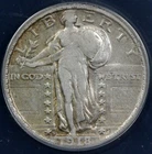 1918-S 25c Standing Liberty Quarter ANACS XF 40