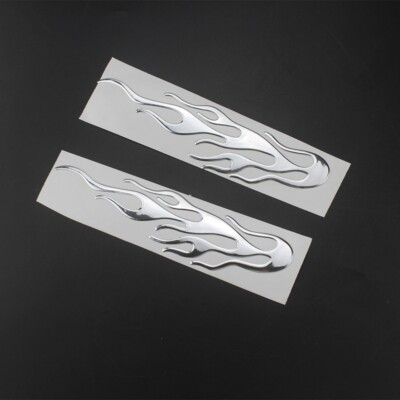 Universal 3D Fire Flame Car Sticker Auto Styling Emblem Badge Motorcycle Decal