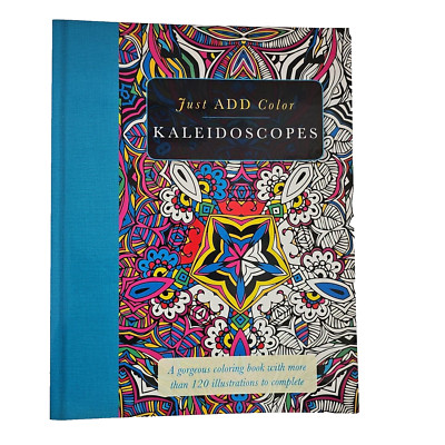 Barron’s Just Add Color Kaleidoscopes ~ 120 Illustrations ~ 8.5"x11" | eBay