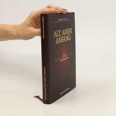 Alt. Amen. Anfang.  |  Heribert Prantl
