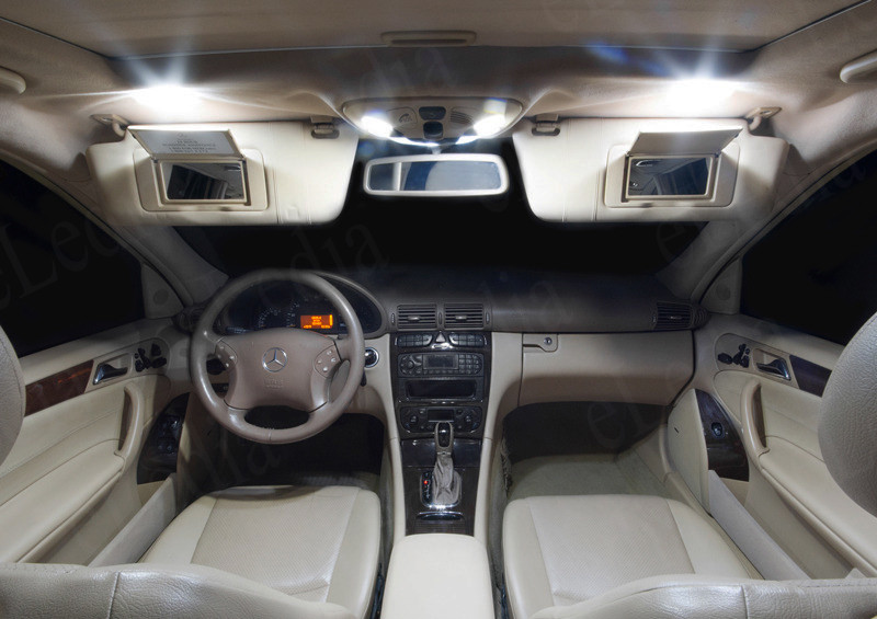 LED Innenraumbeleuchtung Mercedes ML 12 LED Birnen Weiß Für