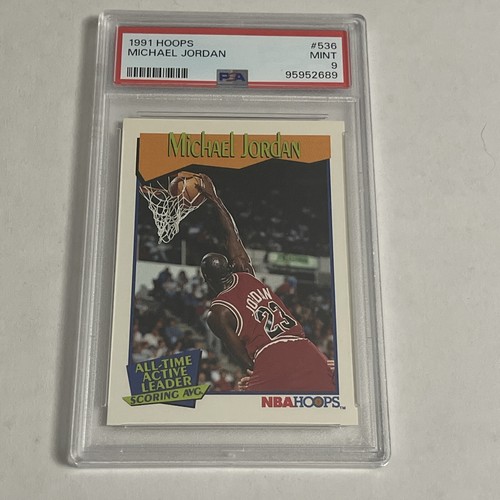 1991-92-nba-hoops-michael-jordan-all-time-active-leader-536-psa-9