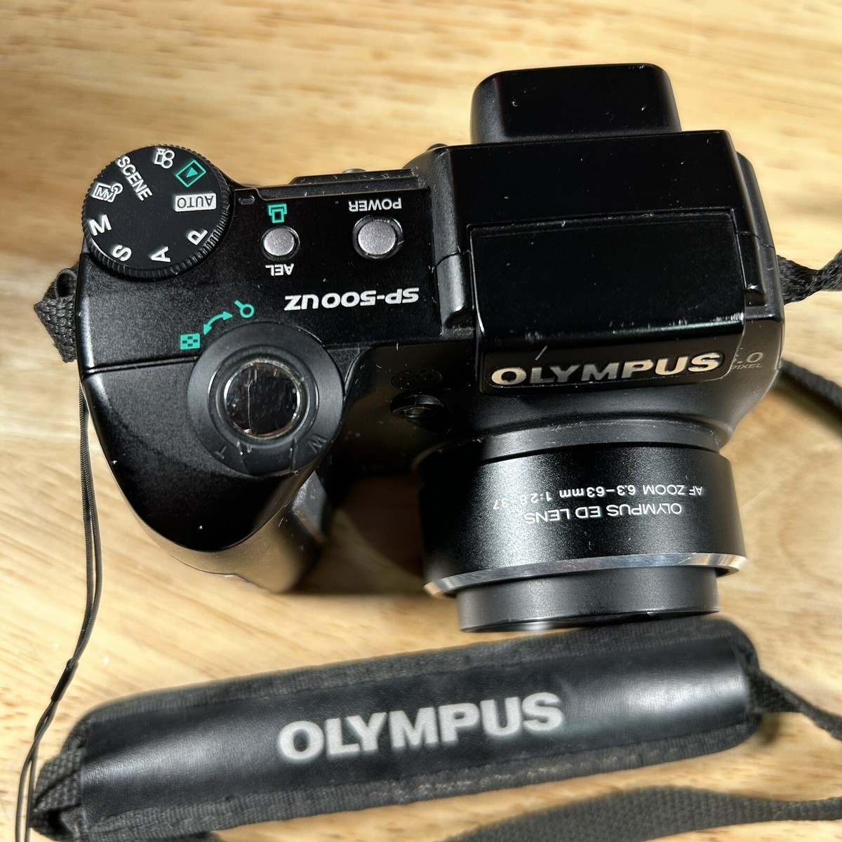 Olympus SP Series SP-500 UZ 6.0MP Digital Camera - Black for sale 