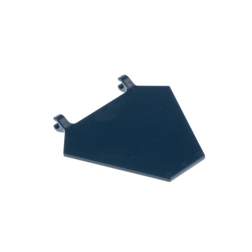 1x Lego Fahne 5x6 dunkel blau 2 Clips Sticker Agents Logo links x1435pb002L - Bild 2 von 2