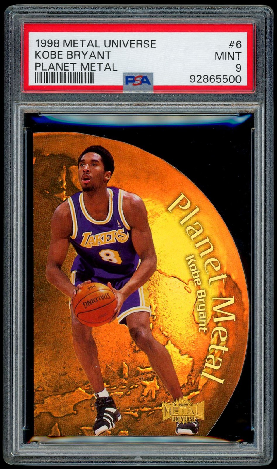 Kobe Bryant 1998 Metal Universe Planet Metal Price Guide - Sports 