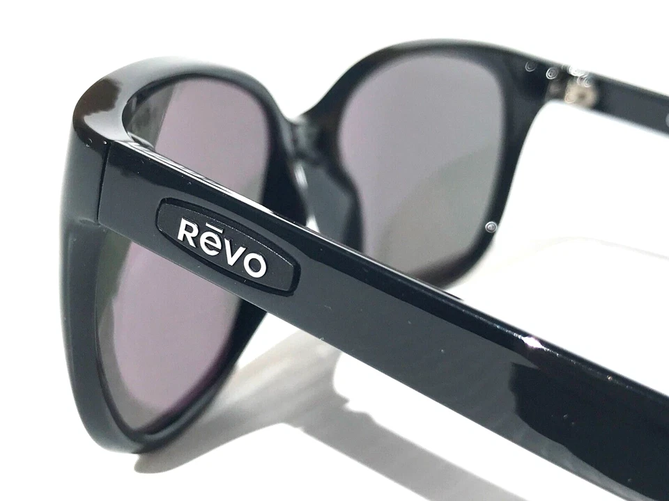 NUEVO Gafas de sol Revo GRAND CLASSIC negras polarizadas grises lentes grafito RE 4051 01 GY Foto 4 de 4