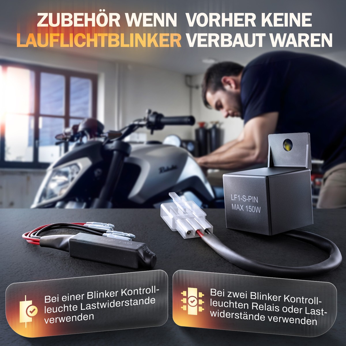 Frecce Moto Chaft Led Hecker Nero Fumé IN220 - Foto 2