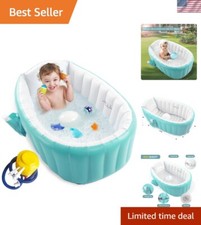 Travel-Friendly Inflatable Baby Tub with Side Pockets - Safe  Fun for Toddlers