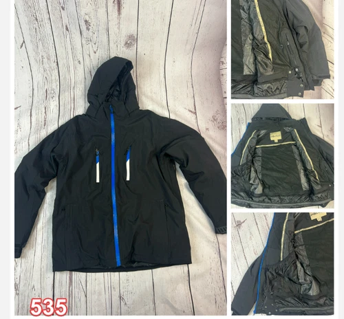 Liquid Men's Softshell Ski Jacket Snow Jacket Hooded Men Winter Jacket Coat M+XL video thumbnail