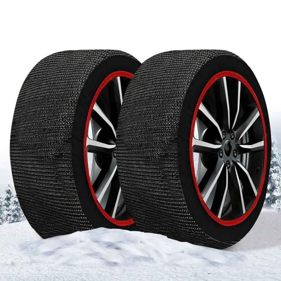 CALZA NEVE OMOLOGATE ITALIA EN 16662-1 2 CALZE TESSILI PNEUMATICI AUTO TAGLIA M - Imagen 4 de 4