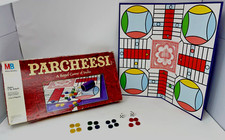 Vintage Milton Bradley 1989 Parcheesi Board Game NO DICE CUP
