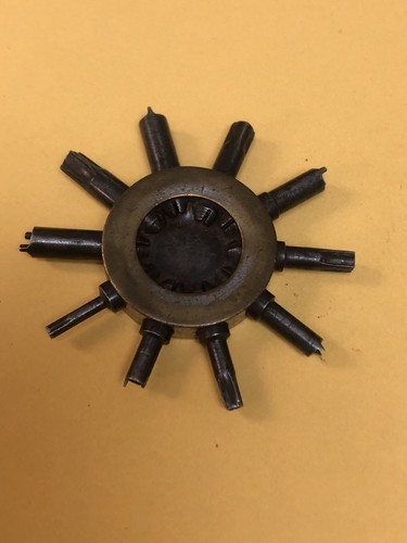 Vintage Unbranded 1905 Watchmakers 10 Prong Sleeve Wrench watch tool