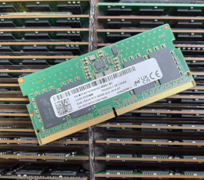 Micron MT 8GB DDR5 4800 1Rx16 PC5-4800B 262pin Laptop SODIMM RAM
