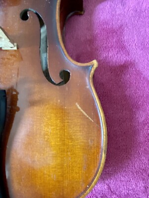 1975 E.R. Pfretzschner 4/4 Violin With Scherl and Roth Case - West