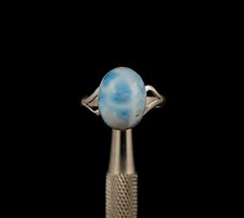LARIMAR Crystal Ring - Sterling Silver, Size 6.75 - Gemstone Fine Jewelry, 52287