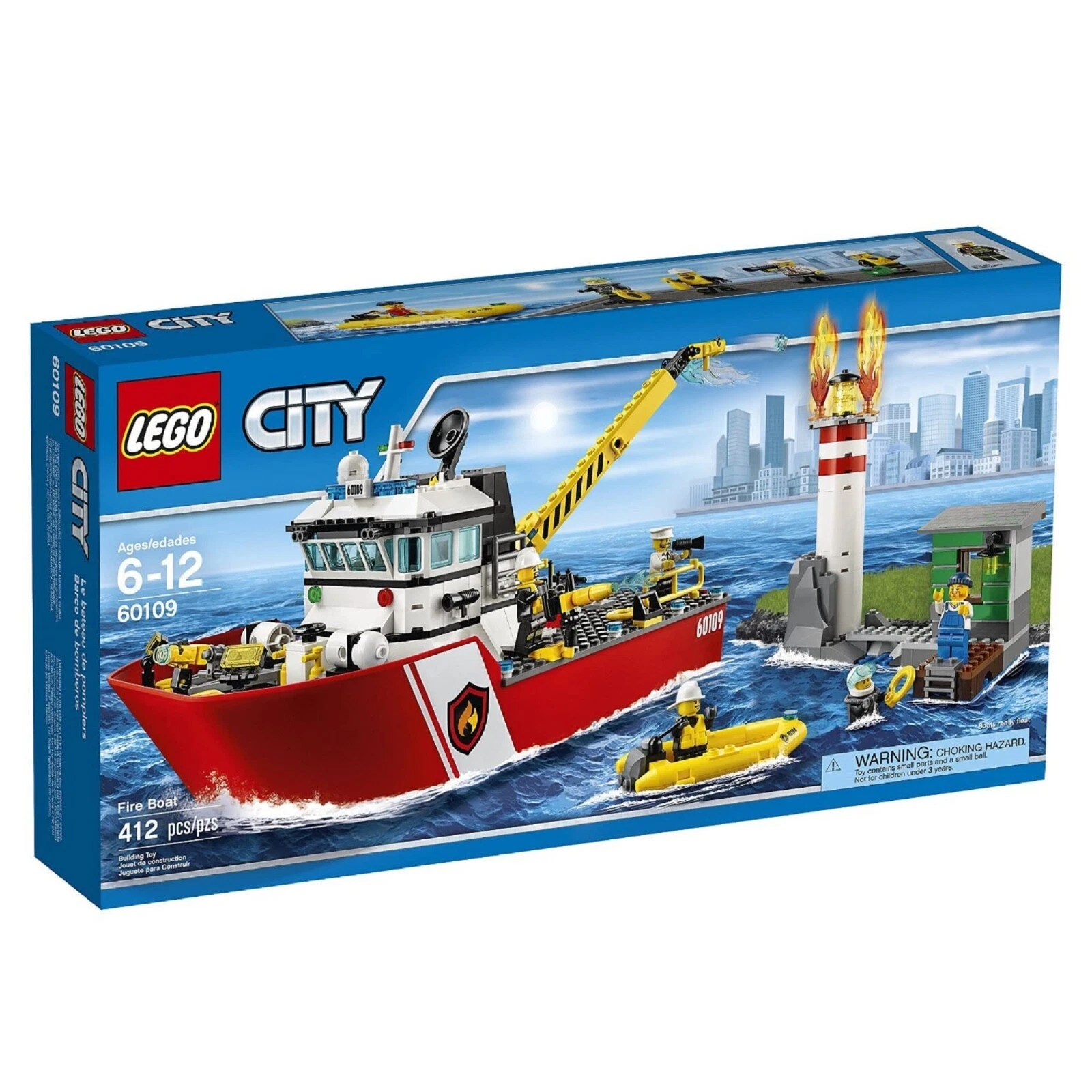 LEGO City (60109) Fire Boat (New & Sealed) Retired Set