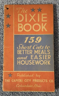 #ad #ad The Dixie Book By The Capital City Products Co Columbus Ohio 159 Shortcuts $20.00